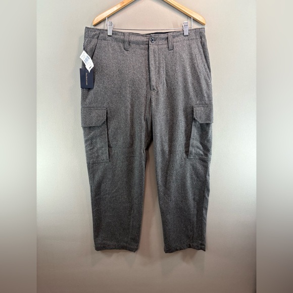 Vintage Polo Ralph Lauren Wool Cargo Pants Mens 36X29 Millitary Hunting Gray
